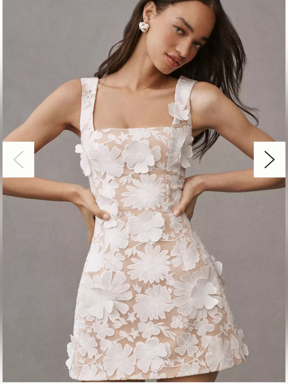 NWT Helsi Belen Sleeveless Square Neck Mini Dress